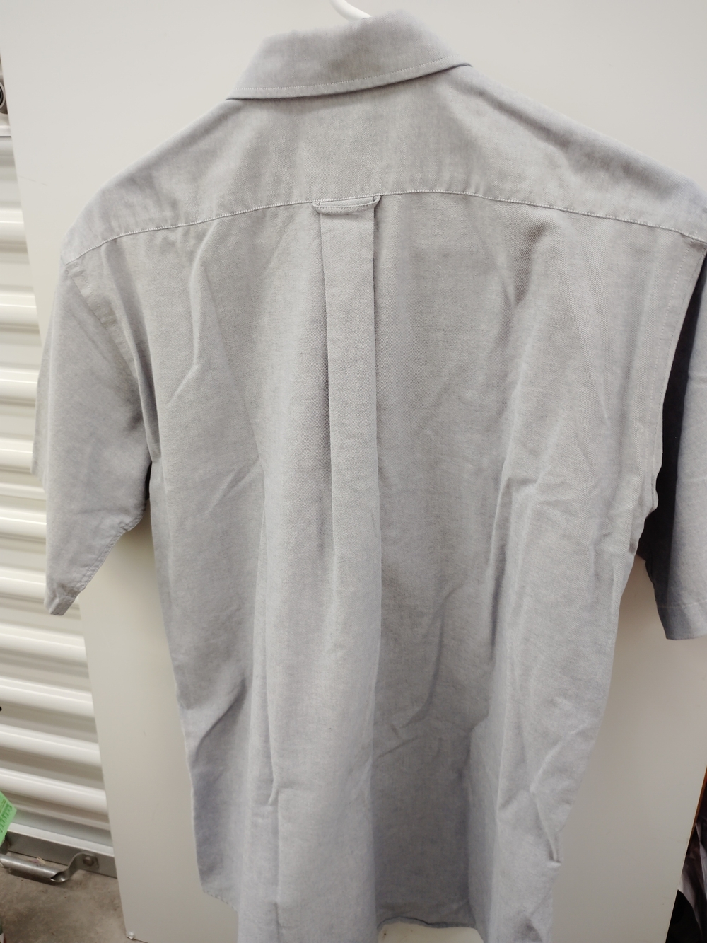 Stafford Light Gray Short Sleeve Dress Shirt